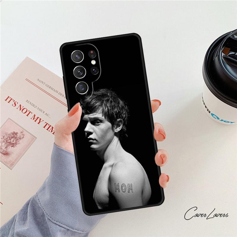 Чехол для телефона Evan Peters Для Samsung Galaxy S24 S25 S23 S22 Ultra Note 10 20 Plus S20 S21 FE