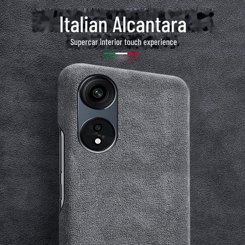 Чехол для мобильного телефона OPPO A1 - замшевый получехол, ультратонкий защитный чехол