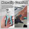 Upgraded Car Clip Pliers & Trim Removal Tool with Plastic Rivets, Non-Marring Spade Jaws, Non-Slip Grip, Labor-Saving for Auto Panel Clips