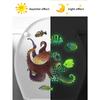 Мультфильм светящиеся в темноте настенные наклейки домашний декор светящиеся флуоресцентные морские животные наклейки для украшения детской комнаты