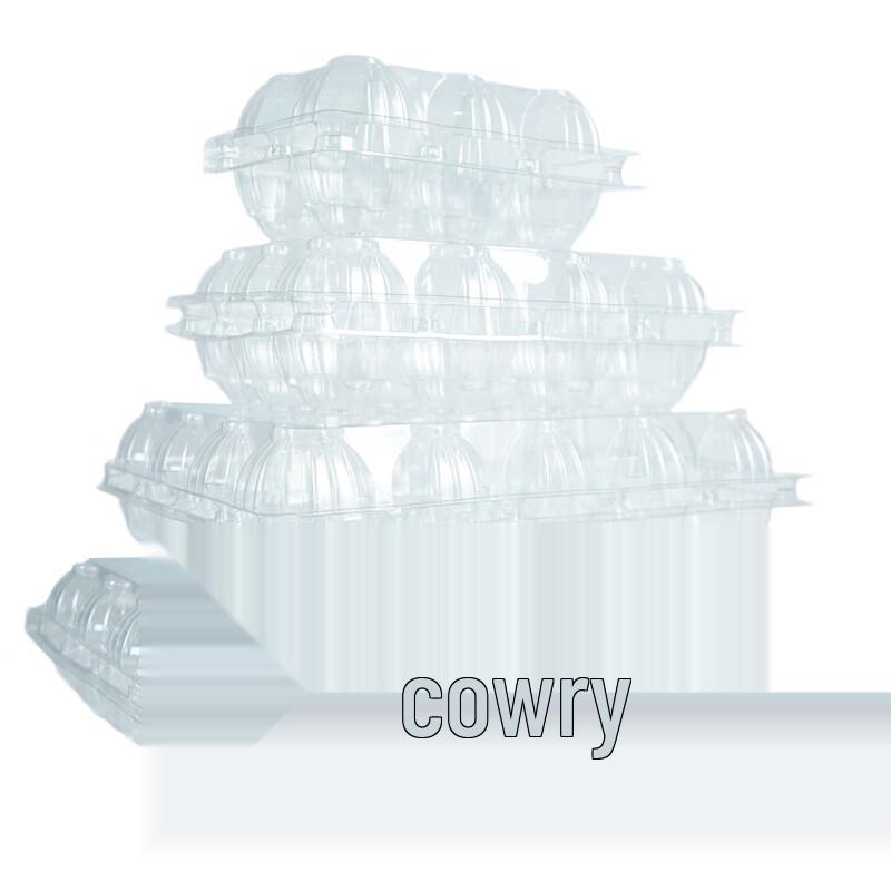 Yudu Transparent Plastic Egg Cartons