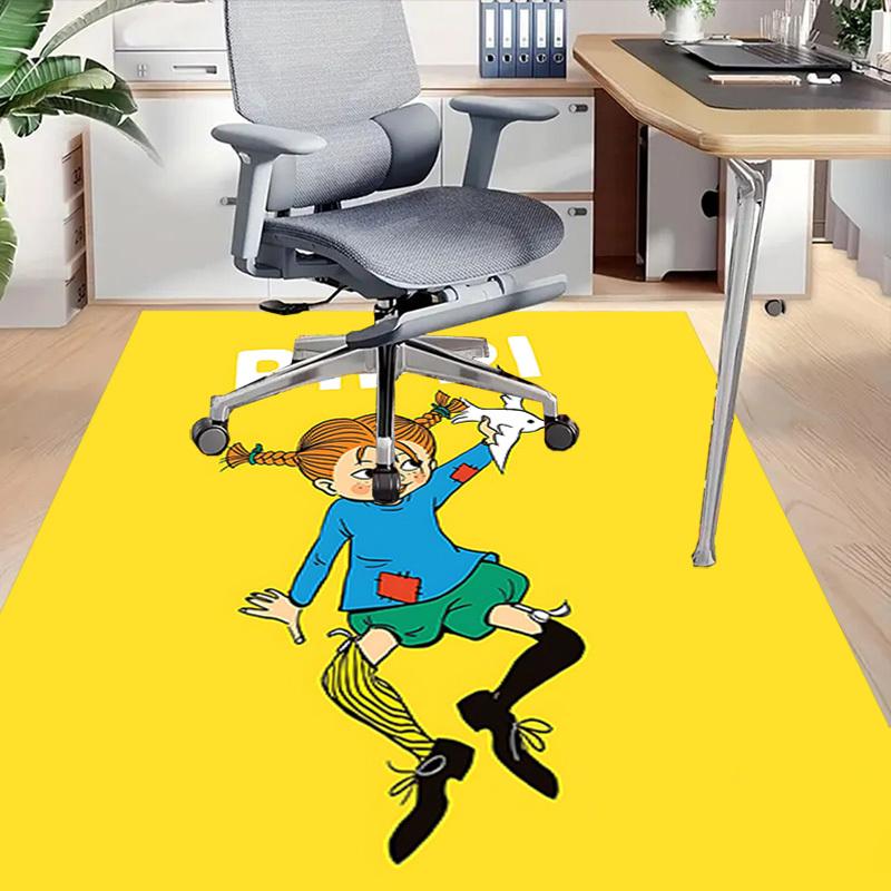 1PC PIPPI LIVING UPON THE RoOF Extra Large Non Slip Floor carpet, Office, family, bedroom, Studio Large Area Rug Indoor Rugs