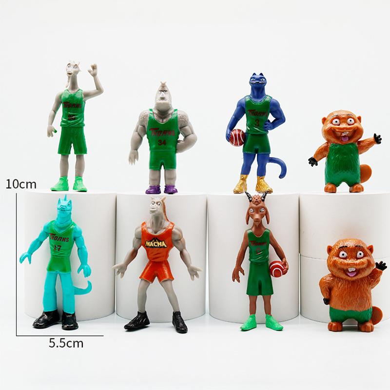 Hot Cartoon Miracle Dream Team Anime Figures Goat Cosplay Action Model Pvc Desktop Statue Ornament Collection Toy Gift