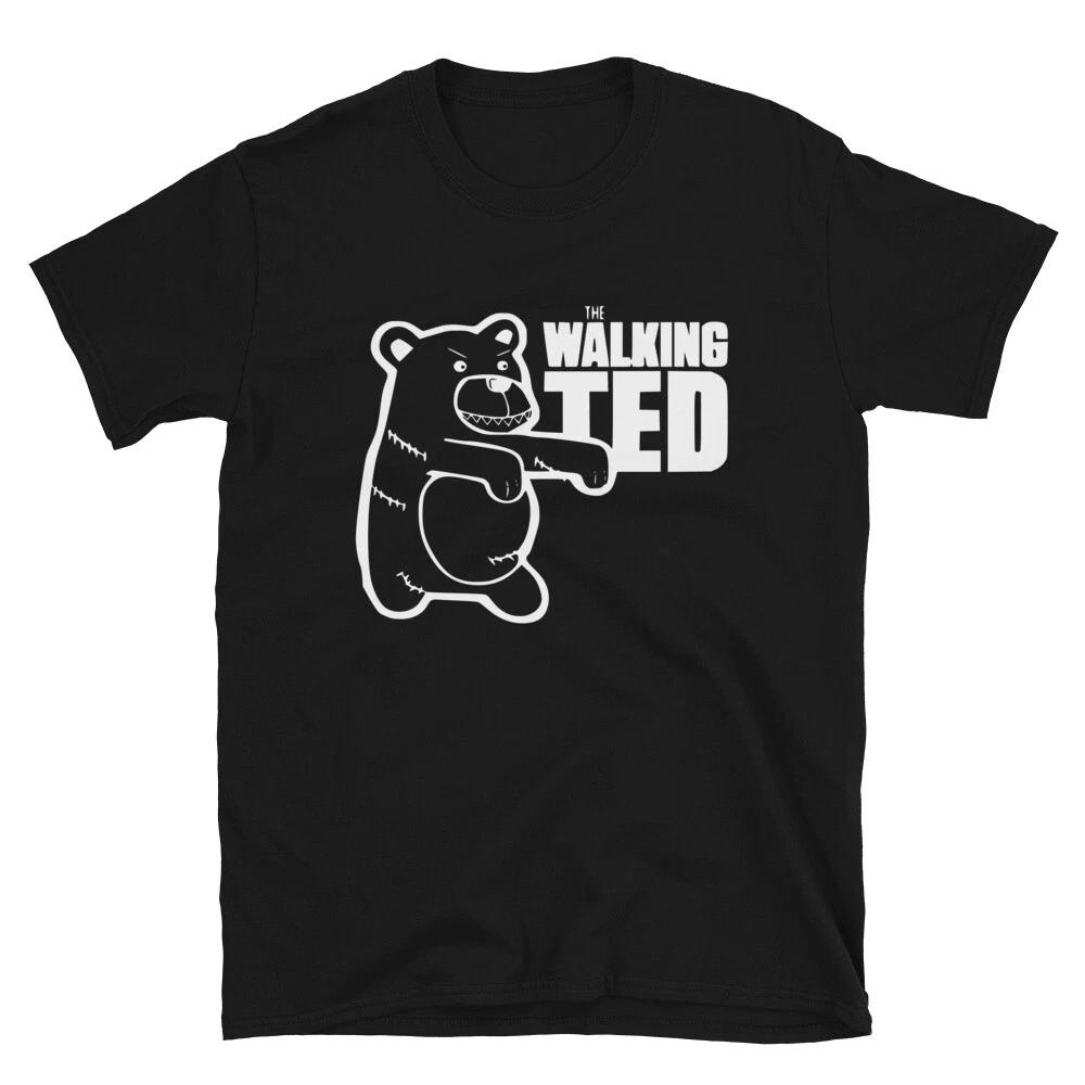 Walking Ted Graphic Novelty Humor T-Shirt
