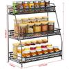 Spice Rack Organizer for Cabinet Bathroom Organizer Countertop Bathroom Counter Organizer Kitchen Countertop Organizer Bathroom