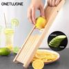Wooden Vegetables Cutter Potatoes Slicer Adjustable Vegetable Slicer for Tomato and Onion Cabbage Shredder Chip Fruit Chopper