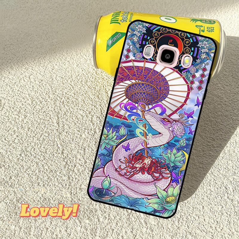 Чехол для телефона с китайским зодиаком Дракон Тигр для Samsung Galaxy J5 J3 J7 A5 J1 2016 2017 J2 Core J8 A9 J4 J6 A6 A8 Plus 2018