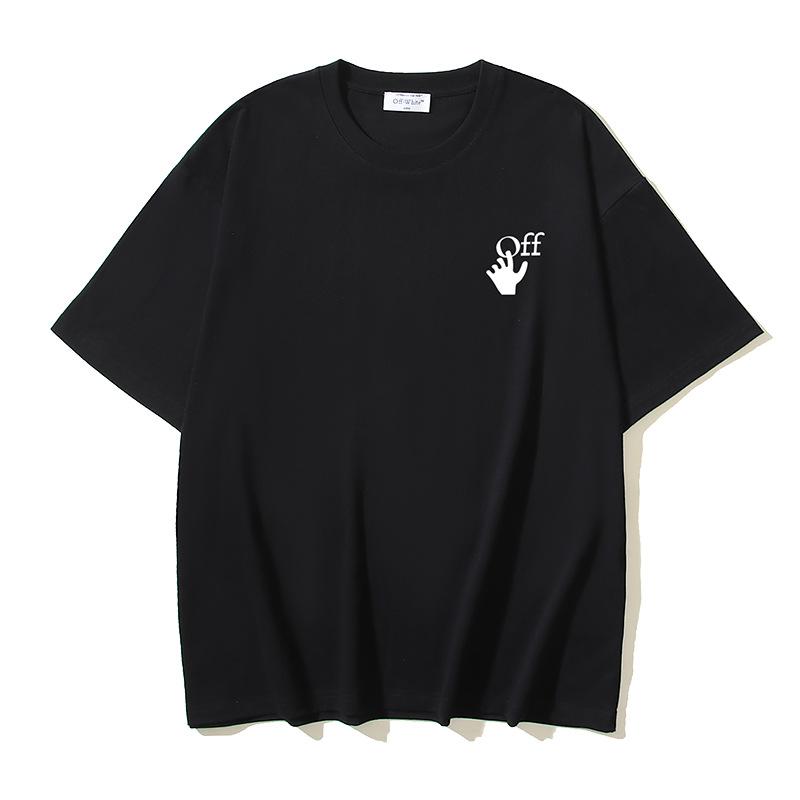 Off-White Летняя новинка 2026 года, футболка с коротким рукавом с принтом в виде граффити и стрелок, для мужчин и женщин