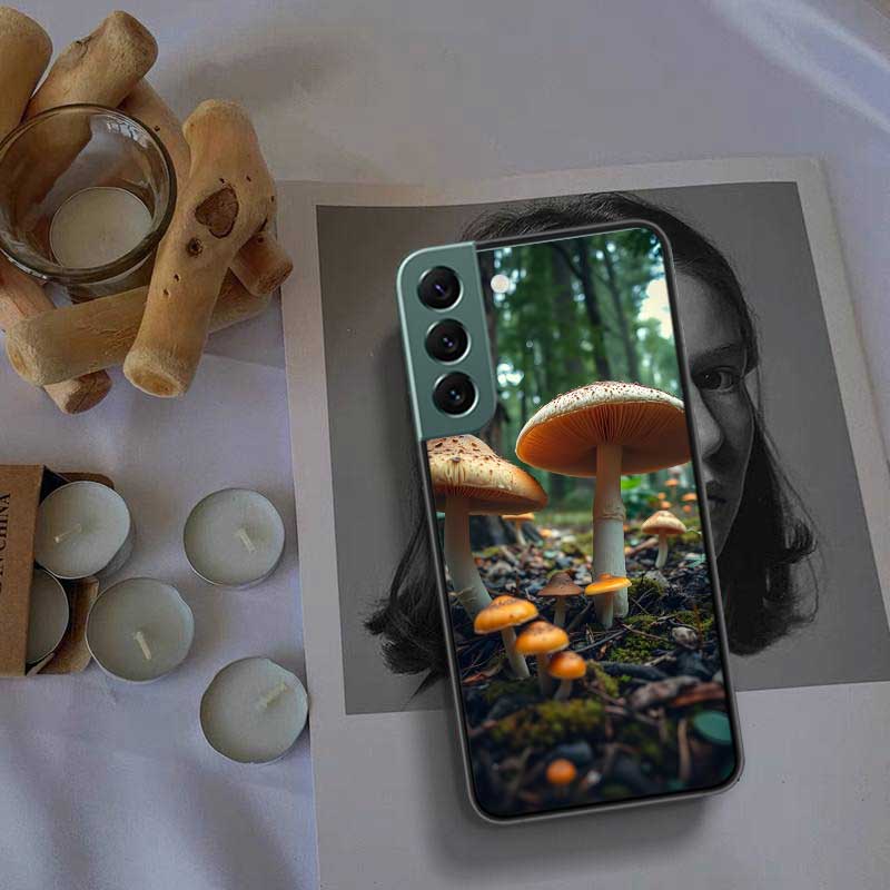 Фунгальная эстетика Чехол для телефона Для Samsung Galaxy S22 S25 Ultra S21 S10 Plus S26 Edge S20 S23 S24 FE Чехол Силиконовый Мягкий ТПУ C