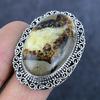 Natural Septerian Stone Gemstone 925 Sterling Silver Jewelry Ring Size 7 B9J68