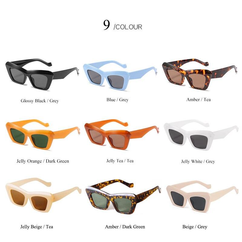 SHAUNA, Новое поступление 2021 года, женские солнцезащитные очки в ретро-желейной оправе «кошачий глаз», брендовые дизайнерские трендовые оттенки оверсайз, UV400