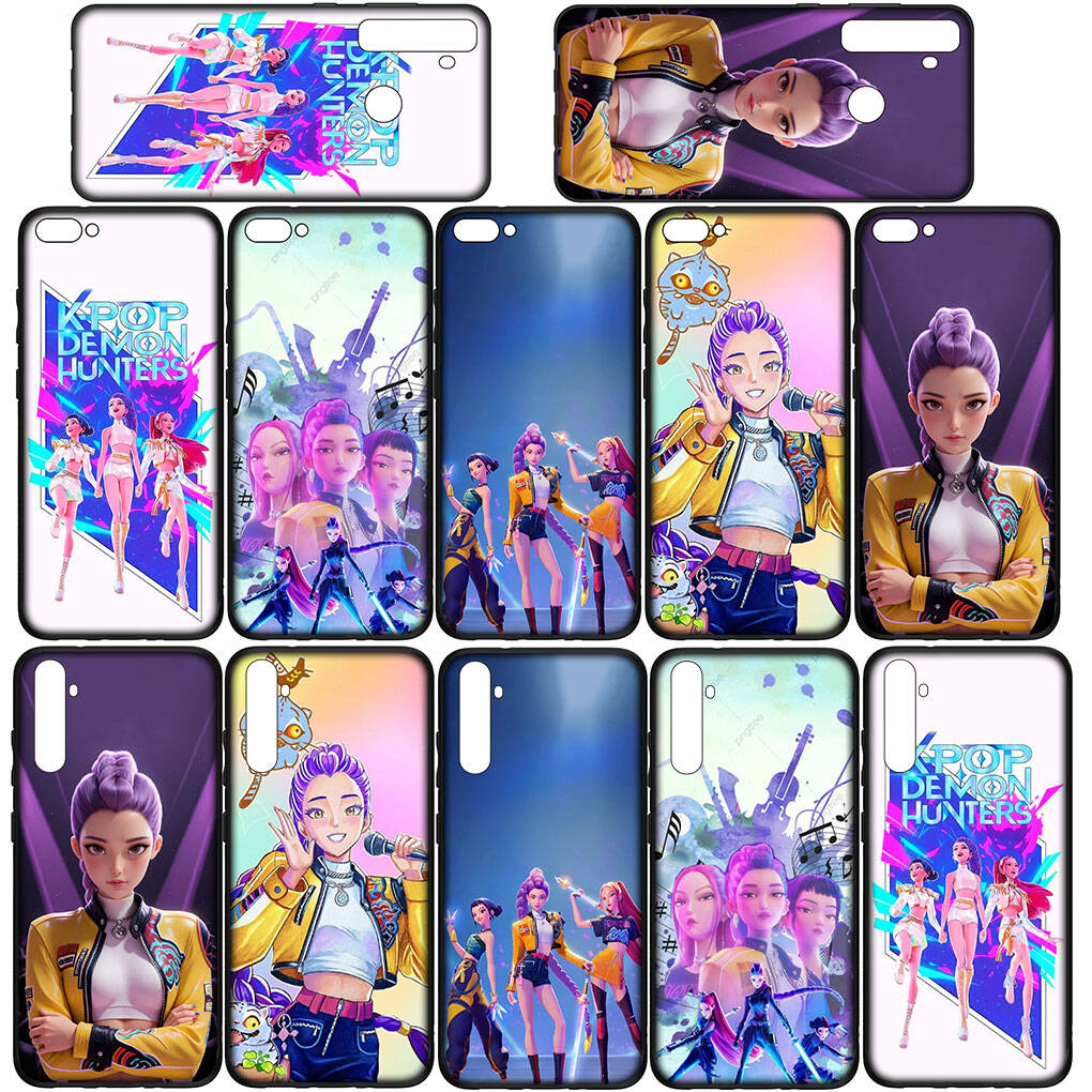 Phone Case for Samsung Galaxy S25 S23 S22 S24 Ultra FE A05 A06 A15 A16 A36 A37 A35 A54 A55 A56 A57 A25 A26 A53 A17 Zoey KPop Demon Rumi Hunter X Cover