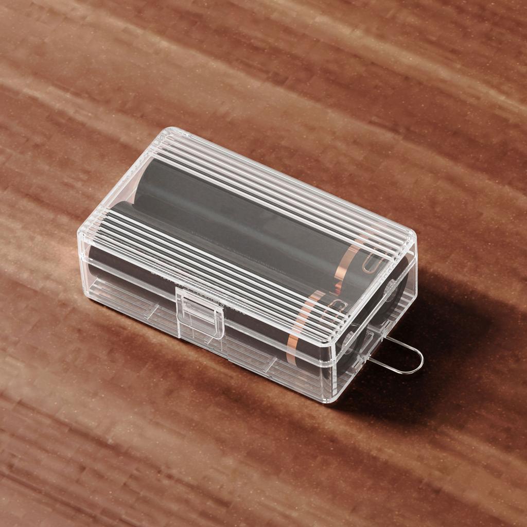 Convenient Battery Storage Case for 21700 Batteries Secure &Organize Batteries with This Plastic Storage Case Box