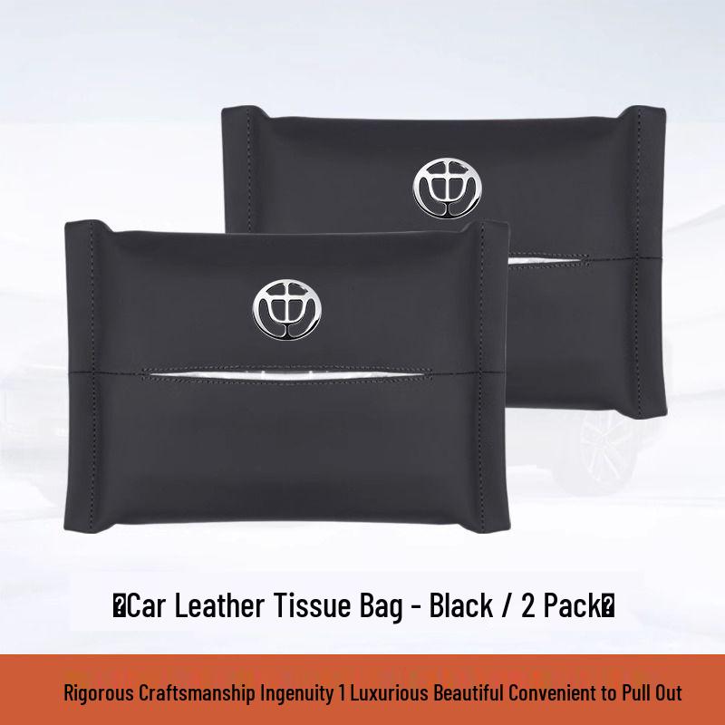 Zhonghua Junjie FRV H320 V7 Car Headrest Leather Tissue Box Pouch