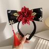 Headhoop Flower Chinese Style Headwear Antique Headband Hanfu Hair Hoop Ancient Style Headwear