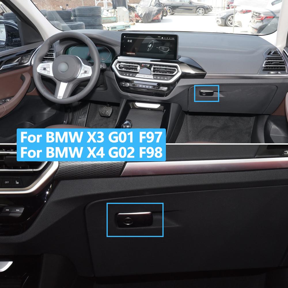 Автомобильный ящик для инструментов со стороны пассажира, ручка, замок, защелка, переключатель, съемник для BMW X3 X4 G01 G02 G97 G98