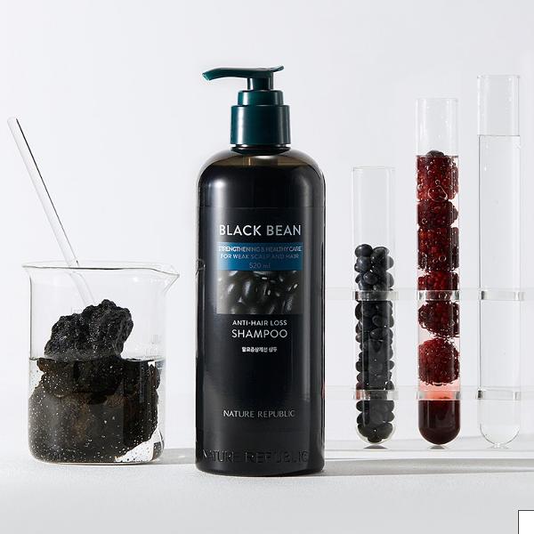 Nature Republic Шампунь против выпадения волос BLACK BEAN 300/520 мл