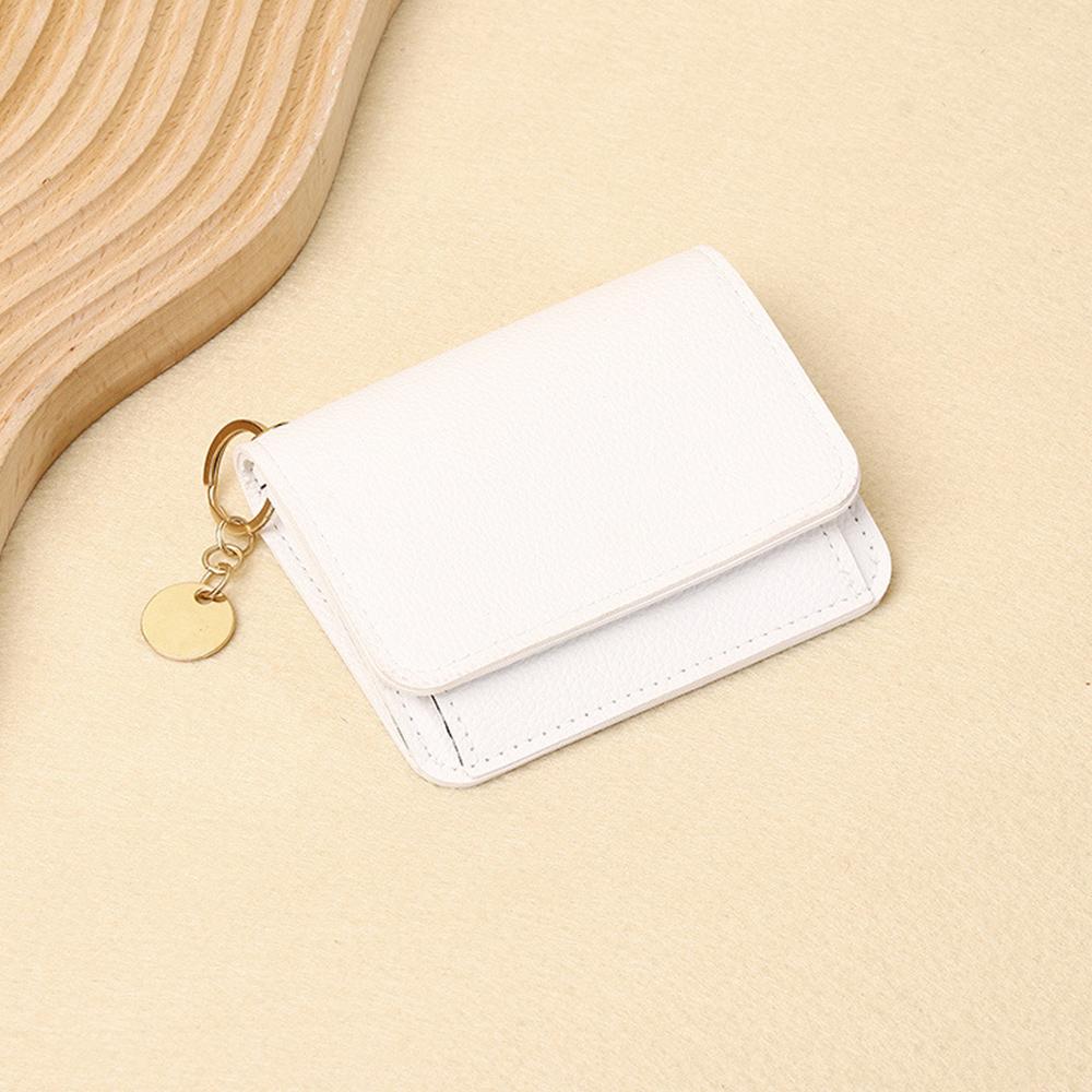Simple Short Wallet Coin Purse for Woman Card Holder Female Mini Clutch