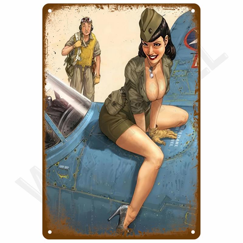 Vintage Room Decoration Home Decor Items Tin Signs Aesthetic Men Bedroom Metal Signs Retro Metal Plate Posters Wall Art Mural