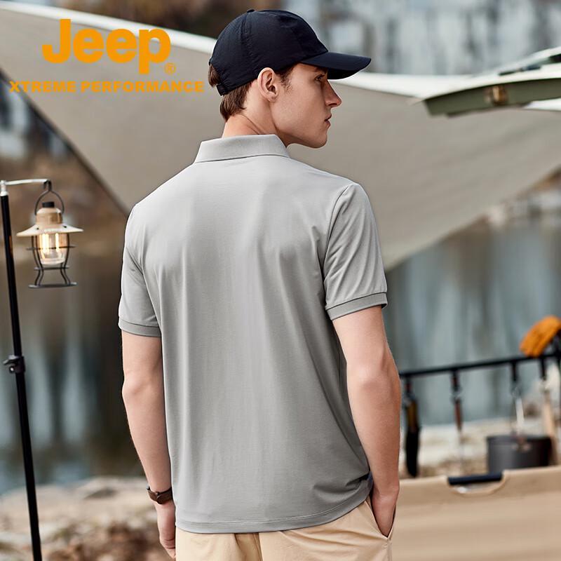 Jeep Men's Quick-Dry Hiking Polo Shirt
