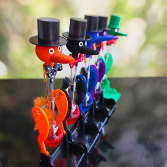 Орнамент «Пьющая птица» со стеклянной трубкой Детская физика Наука Обучение Качающаяся пьющая птица Декорация STEM Образовательная игрушка