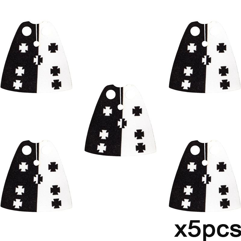 Набор строительных блоков MOC «Средневековый флаг и замок», фигурки, аксессуары, лев, орел, замок Древнего Рима, рыцарский плащ, игрушка-подарок.