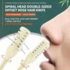 {+} 3/5/10Pcs Nose Hair Remover 360 Rotating Nasal Clippers Nose Hair Trimmer for Women Men Manual Nose Hair Trimme