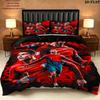 Cr7 Pattern Bedding Quilt Set Quilt Cover Pillowcase Home Birthday Gift(1 * duvet cover + 2 * pillowcase, without core)