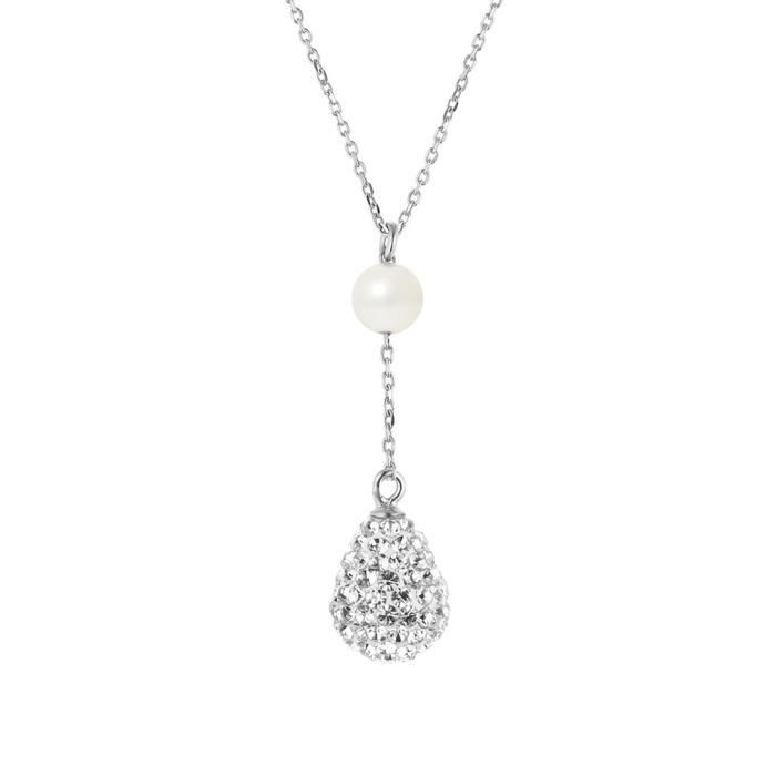 Necklace - LOVA LOLA VAN DER KEEN - Freshwater Cultured Pearl - 925 Sterling Silver - 42 Cm - Women