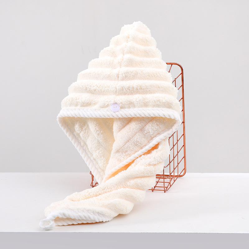 Сухая шапочка для волос для женщин, утолщенная и суперабсорбирующая косынка для вытирания волос, быстросохнущая шапочка, полотенце для сухих волос