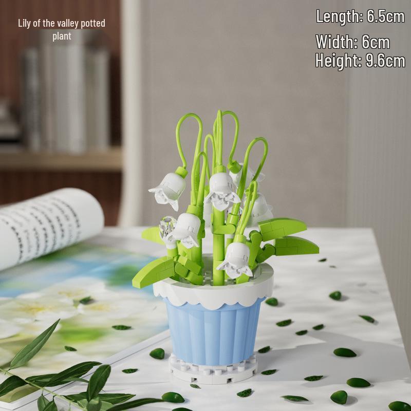 Sakura Treehouse Building Set with Dust Cover - Compatible Toy Blocks Bouquet for Kids, Perfect Arbor Day Gift