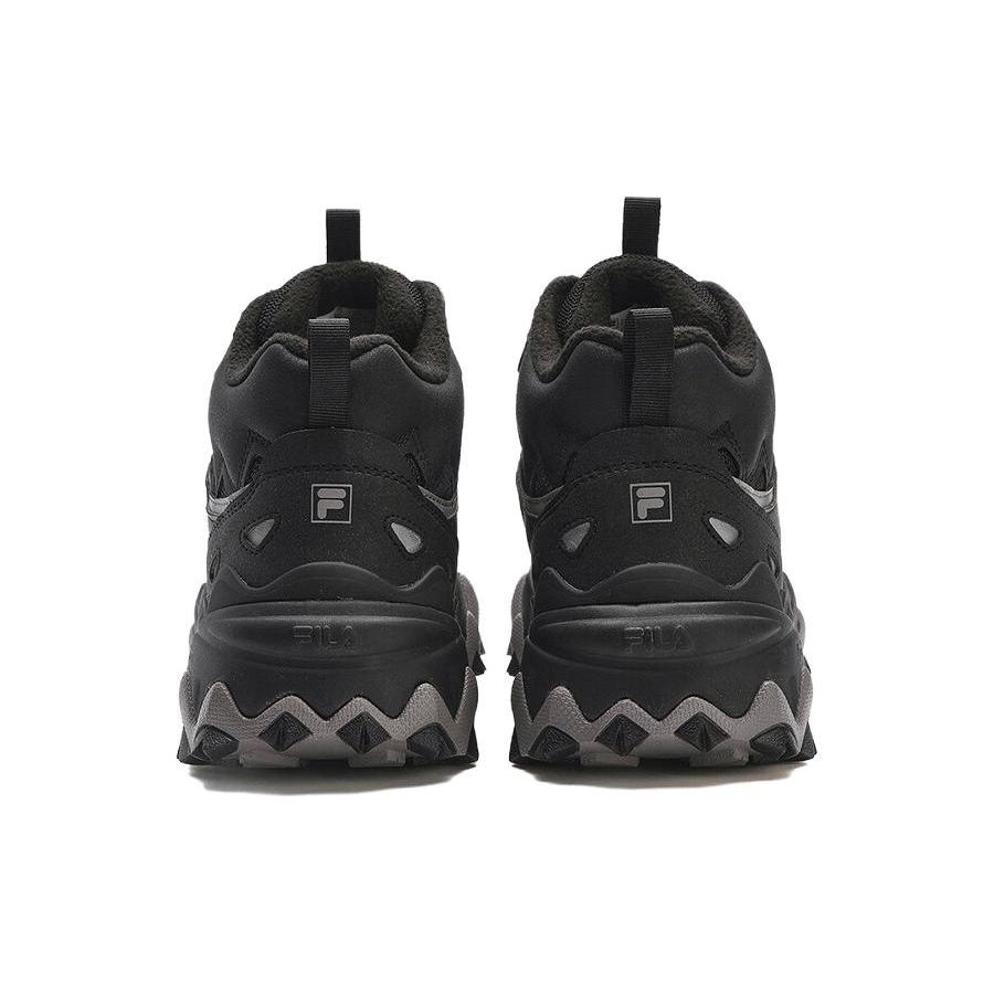Fila Oakmont 2 Текстиль, Синтетическая кожа Средняя высота Массивные кроссовки Мужские Черный Небесно-серый F12M342127FBD