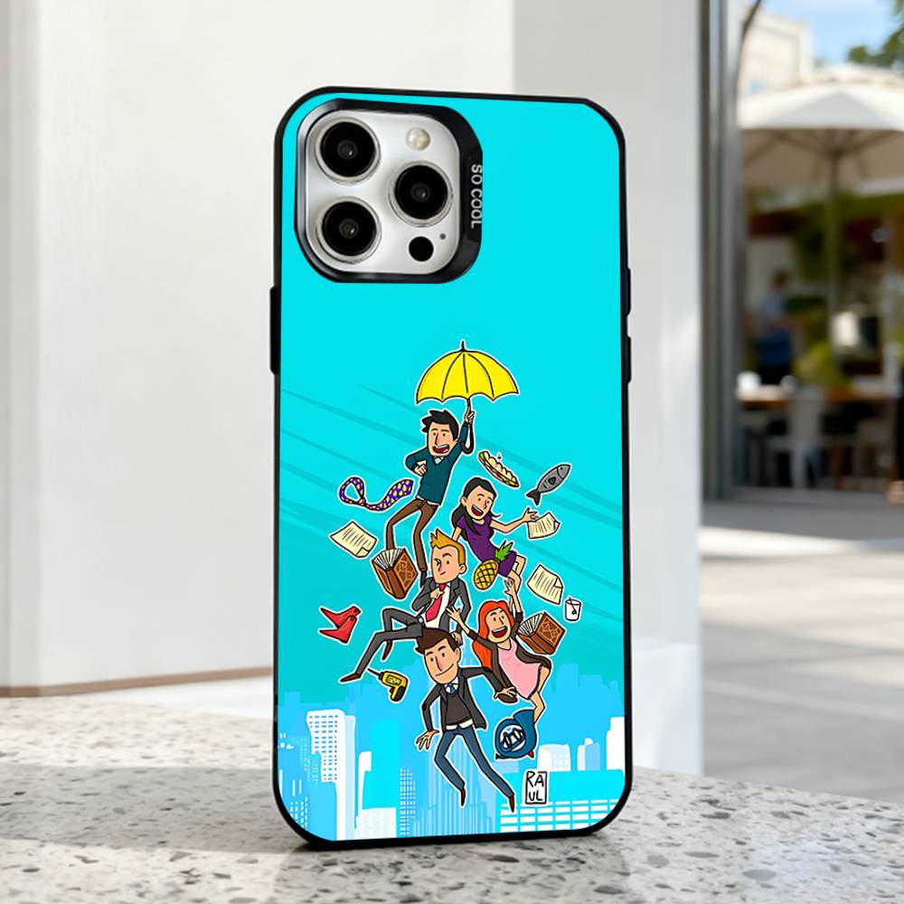 How I Met Your Mother Himym Phone Case For iPhone 17,16,15,14,13,12,11,Pro,Max,Plus,E,Air,Mini Black IMD Cover