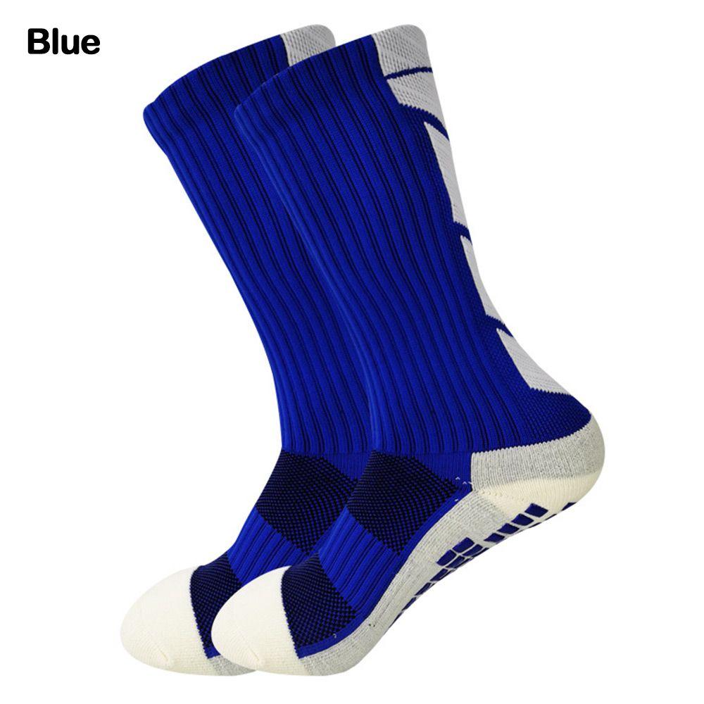 Носки для велоспорта, дышащие, нескользящие, футбольные, спортивные, средней длины