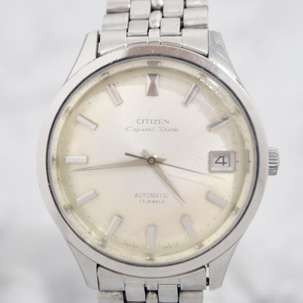 Used Working 1966 CITIZEN Crystal Date Men's Automatic