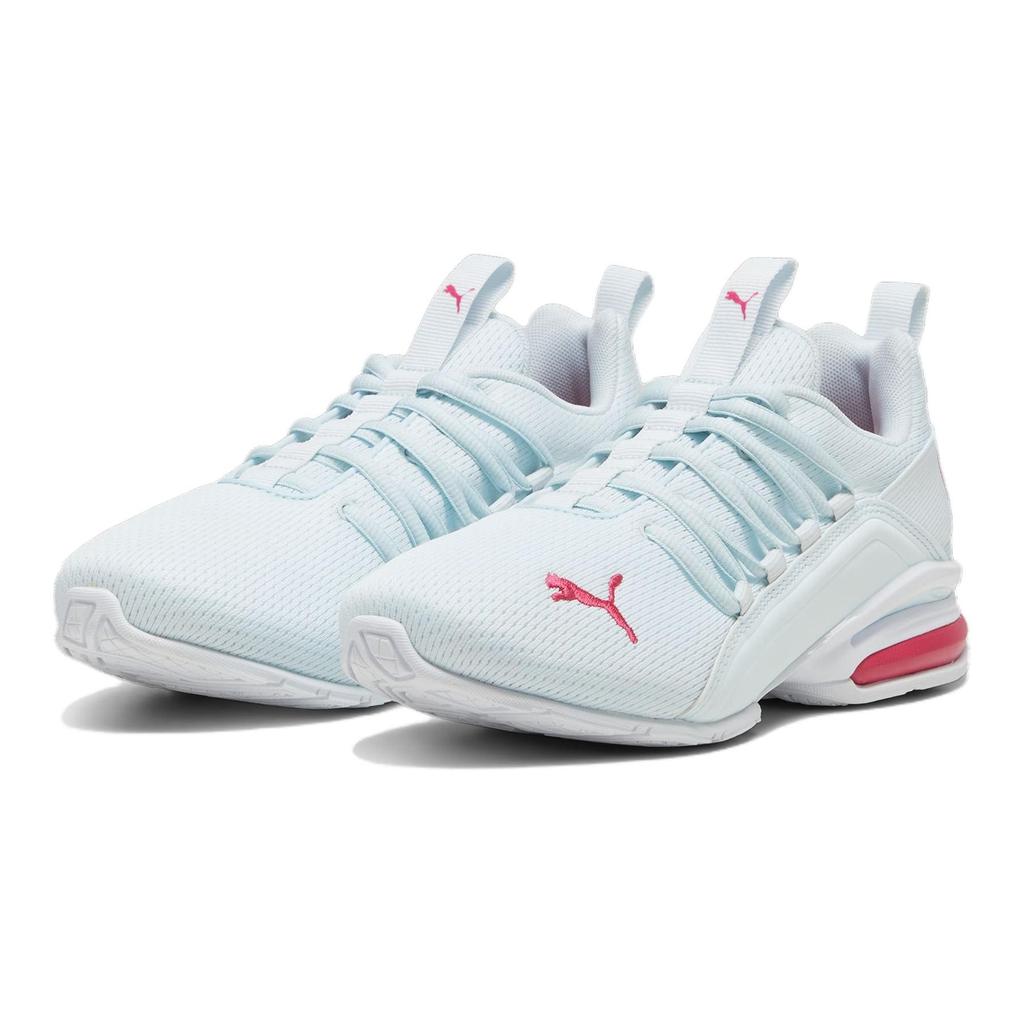 Puma Axelion Нескользящие Прочные Низкие Детские Кроссовки для Бега Детские Кроссовки для Бега Белые 194285-25