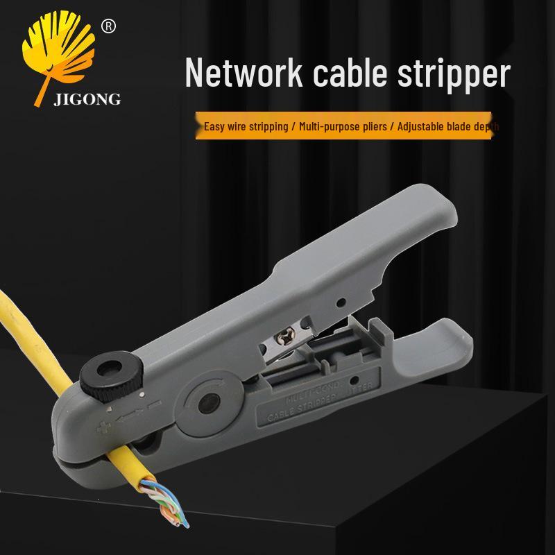 Portable Three-in-One Network Cable Stripper & Cutter Tool Pliers