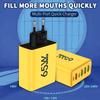 65 Вт USB PD зарядное устройство Muti Plug Ports быстрое зарядное устройство мобильный телефон Type C настенный адаптер для iPhone Xiaomi Samsung Huawei