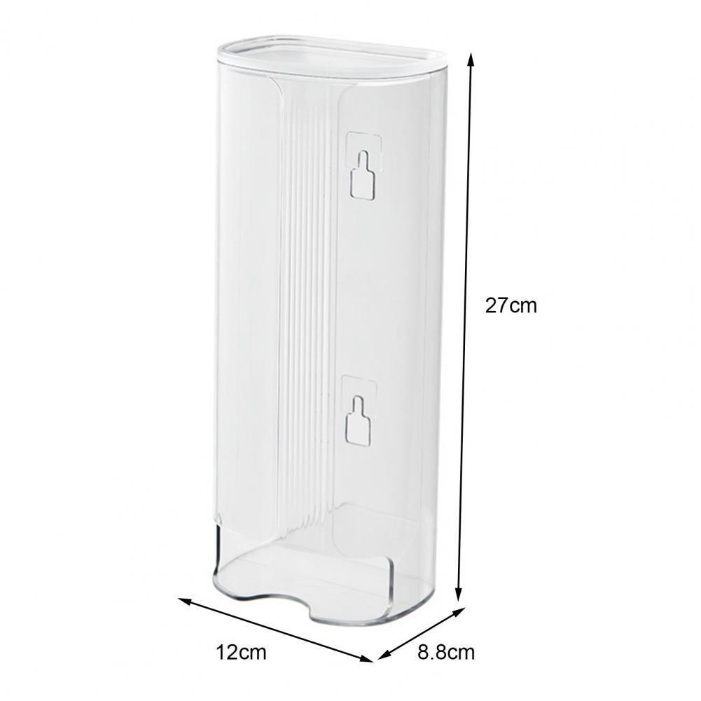 Wall Mount Storage Box Clear Visible Hollow Bottom Dustproof Socks Briefs Panties Underwear Organizer Holder Container