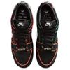 Nike X Bronx Девушки Скейт Данк SB Низкие Кеды для Скейтборда Унисекс Черные HV1664-001