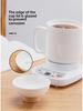 Умная керамическая электрическая мини-чашка для тушения – для использования в офисе и дома для приготовления супа, каши, ласточкиного гнезда, стеклянного чая
