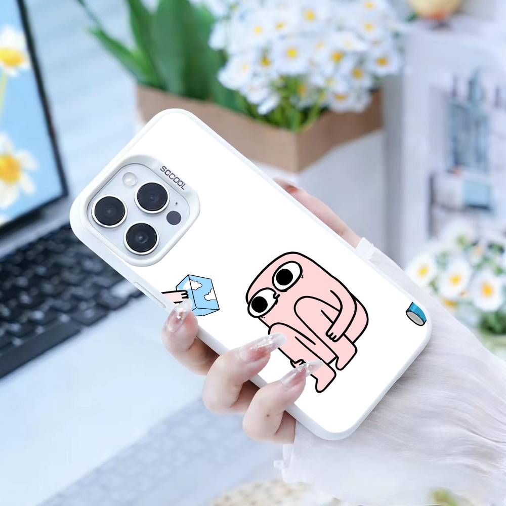 Cute Cartoon K-Ketnipz Noodles Phone Case For IPhone 16 17 15 14 12 13 Pro Max white Color Shockproof Cover