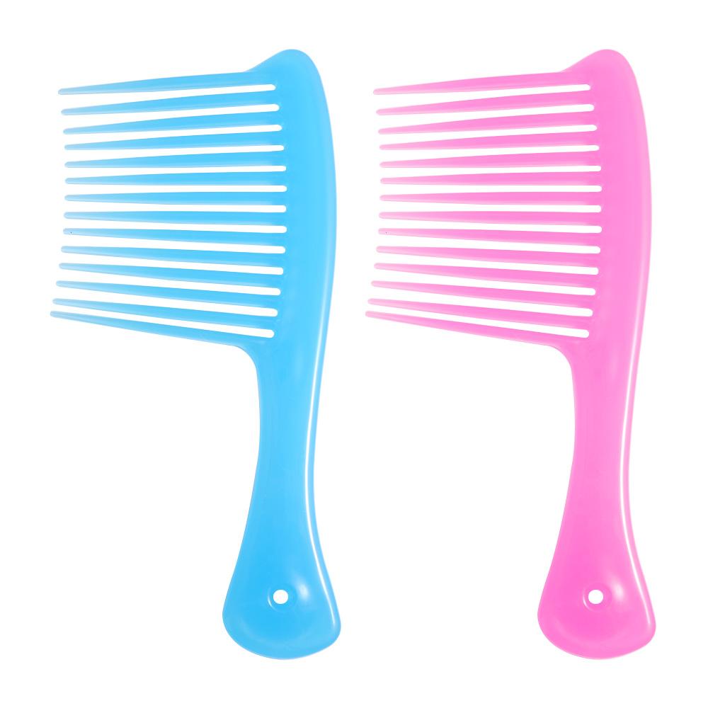 Парикмахерская Большая Расческа с Широкими Зубьями Антистатическая Расческа для Масляной Укладки Кисть для Окрашивания и Укладки Уменьшает Выпадение Волос
