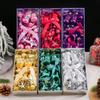 Креативные елочные украшения: Раскрашенные шары и украшения для подарочной коробки для создания праздничной атмосферы