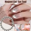20 шт. Магнитные бусины «Кошачий глаз» с эффектом водных рябей, в океанском стиле, магнитные круглые шарики, гель-лак для ногтей, 3D-эффект полос, инструменты для маникюра