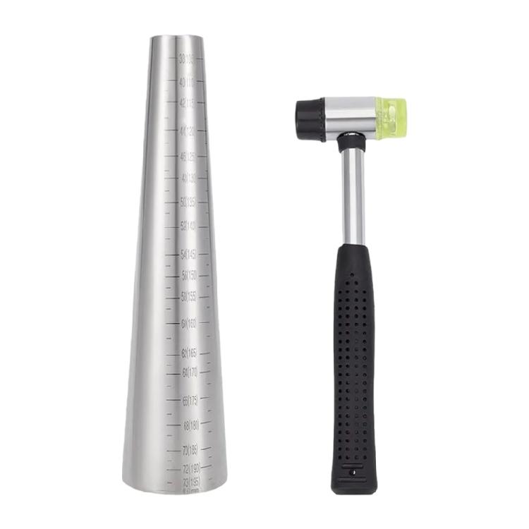 Набор для изменения размера браслетов тяжелого типа Инструмент-оправка из нержавеющей стали с калибровочными отметками для тонкой работы