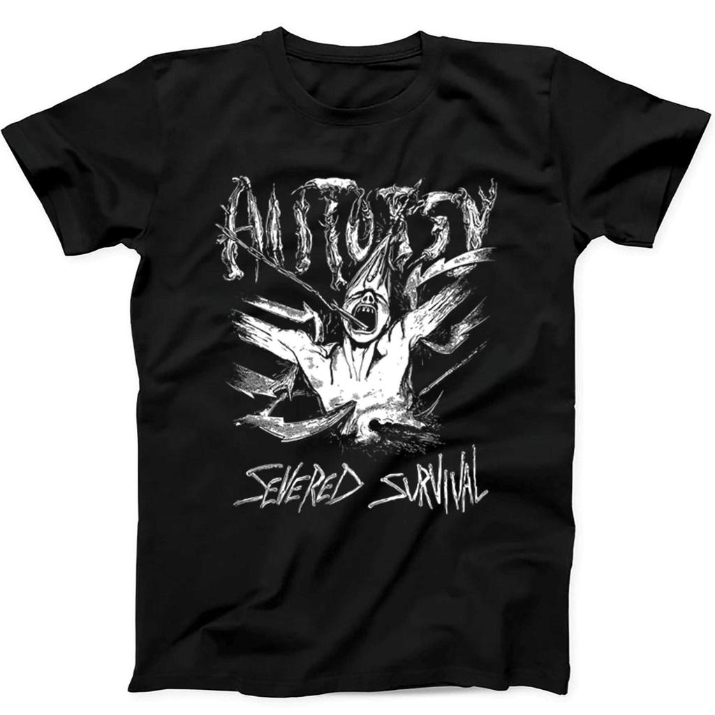 Autopsy Severed Survival Death Monstrosity Cancer Gift Tee Black T Shirt B563