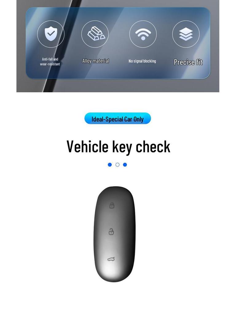 Ideal L9 Key Case: Premium Protective Metal Shell for L8/L7/L6/Mega Cars