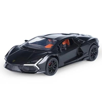 Масштаб 1/32 Lamborghini Revuelto Сплав Литой Модель Автомобиля Звук Свет Детские Игрушки Коллекция Хобби Подарки для Мальчиков Детей A893
