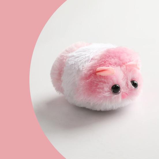 Кошки Дергающаяся мышь Интерактивная игрушка для кошек Подвижная вибрирующая мышь Пушистая плюшевая игрушка-мышь для кошек Котят Домашних животных Развлечение для домашних упражнений